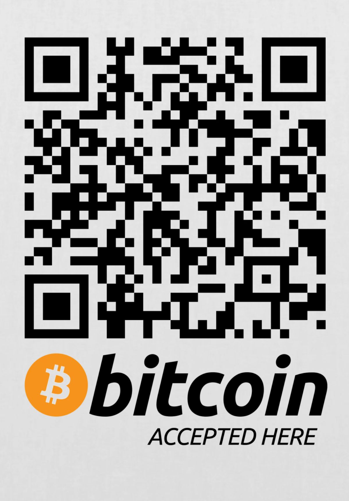 Bitcoin Shirt Mit Qr Code - 